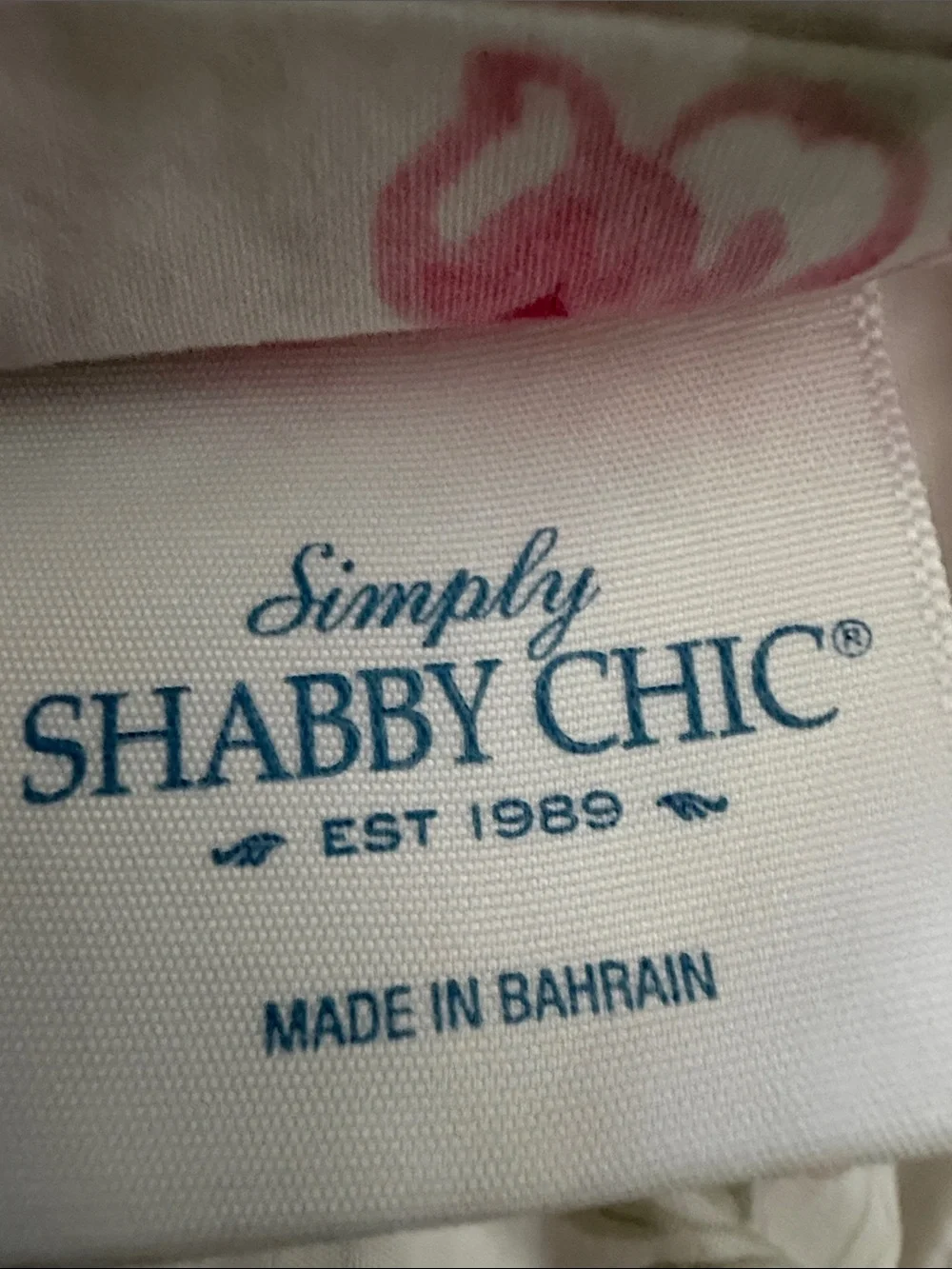 Shabby chic cover for bed